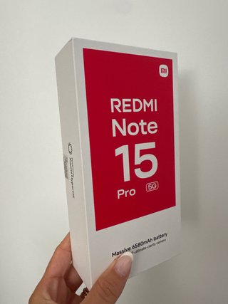 Caja xiaomi Redmi Note 15 Pro 5G negro