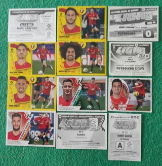 Lote cromos Osasuna CF Liga Este Panini La Liga