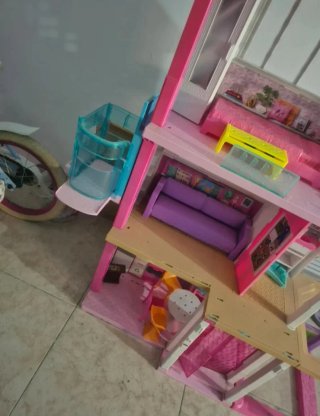 Casa de Muñecas Barbie con Accesorios