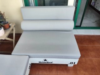 Sillones  Chill Out hechos con Palets 100*80*80