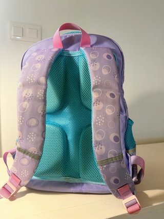 Mochila escolar Amythe sirena morada