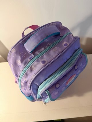 Mochila escolar Amythe sirena morada
