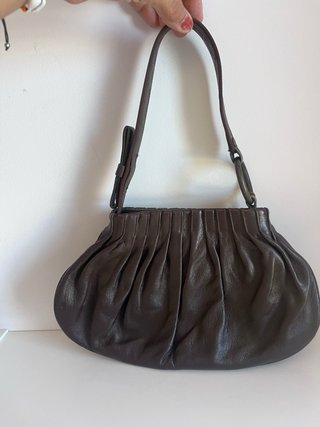 Bolso Vitorio y Lucchino Marrón Flores pistacho