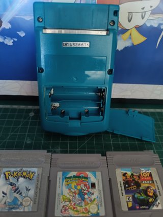 Consola Game Boy Color Azul + 7 Juegos