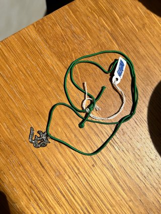 Colgante Om Diamanté en Plata