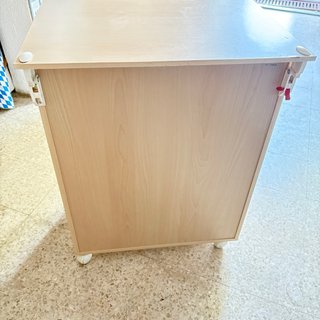 Cambiador bebé 3 cajones madera