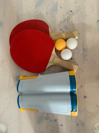 Set de Ping Pong con Red, Palas y Pelotas