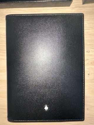 Funda Pasaporte Mont Blanc Negra Sin Estrenar
