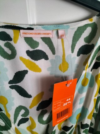 Vestido largo estampado