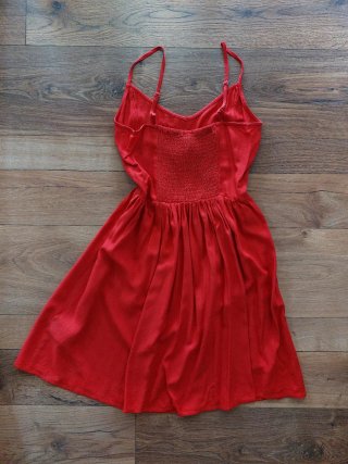 Mini abito estivo rosso