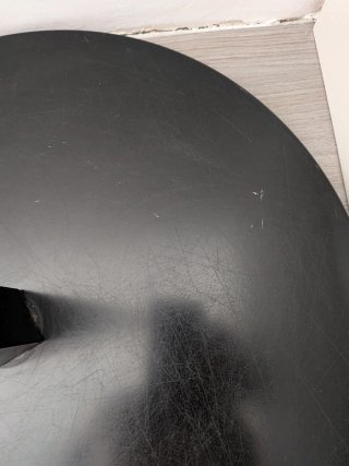 Perchero Pie negro IKEA HEMNES base redonda