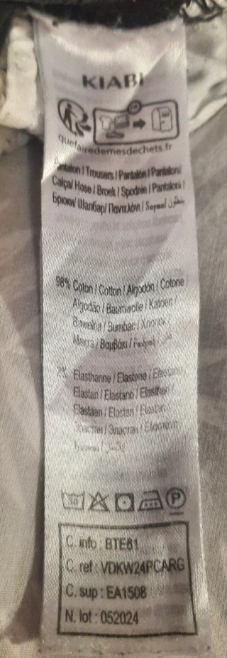 Pantalones cargo niño negros XXS