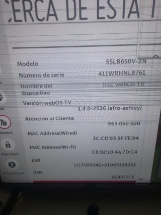 Placa Base LG 55LB650V EAX65384004 (1.5)