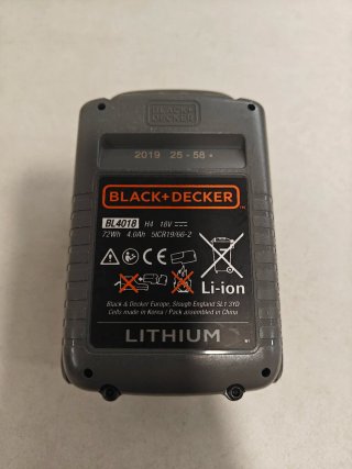 Batería BLACK+DECKER 18V 4.0Ah Litio