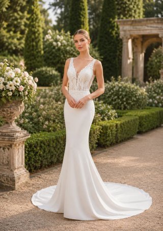 Vestido de Novia Sirena Encaje