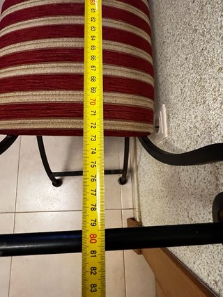 2 Butacas de metal y tela En buen estado
