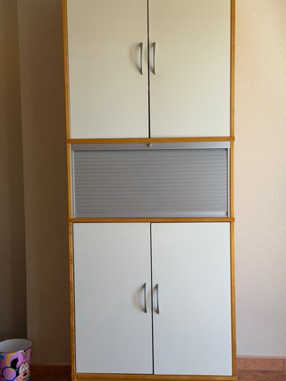 Muebles de estudio/oficina madera y cristal