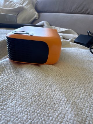 Proyector Cine Mini Naranja y Negro