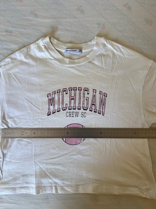 Camiseta Michigan Crew SC Stradivarius Talla S