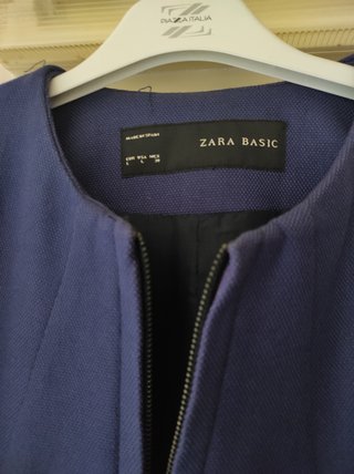 Cappottino Zara Blu Strutturato