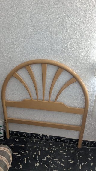 Cabezal cama 90 madera pino
