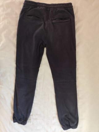 Pantalón Denim Co. Negro Elástico Bolsillos