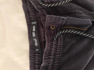 Pantalón Denim Co. Negro Elástico Bolsillos