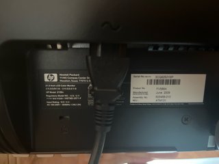 Monitor HP 2159v Nero/Argento