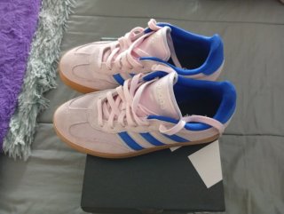 Tenis Adidas Rosa y Azul