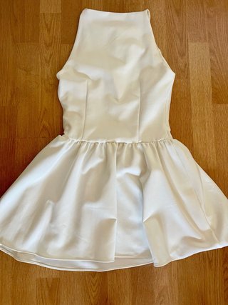 Vestido Zara Blanco Talla XS