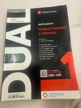 Libro de lengua castellana y literatura 1 de bachi
