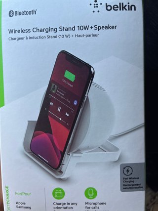 Base de Carga Inalámbrica Belkin 10W + Altavoz