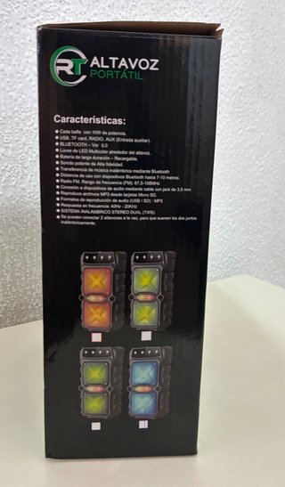Altavoz Portátil RT Karaoke Negro