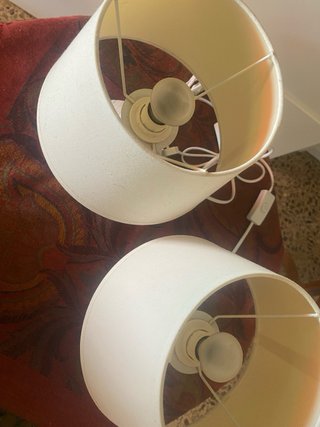 Par de lámparas de mesa de noche Precio por el par
