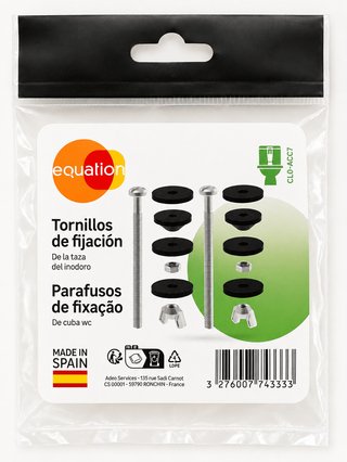 Kit Fijación WC Equation Nuevo