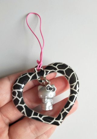 Portachiavi/Charm Cuore Hello Kitty