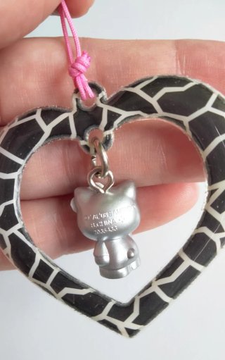 Portachiavi/Charm Cuore Hello Kitty