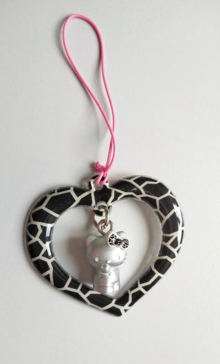 Portachiavi/Charm Cuore Hello Kitty