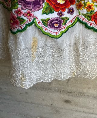 Abito Messicano Vintage Ricamato