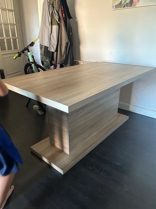 Mesa de salón madera beige/marrón impecable