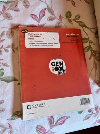 Matemáticas I 1 Bachillerato : Geniox