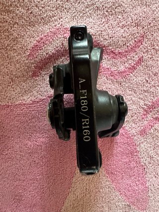 Pinza freno Tektro con adattatore