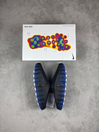 Chanclas Nike MIND 001 Azul/Dorado Talla 46