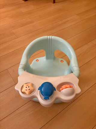 Silla de baño para bebé azul