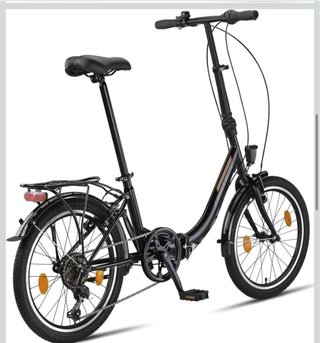 : Bicicleta Plegable Chillaxx 20 Urban Negra
