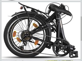 : Bicicleta Plegable Chillaxx 20 Urban Negra