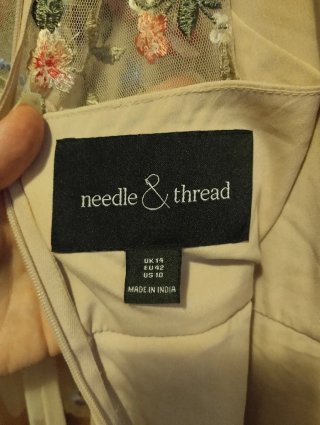 Vestido de fiesta bordado