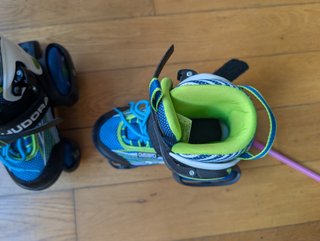 Patines Hudora Azules y Verdes