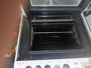 Cocina gas y horno eléctrico