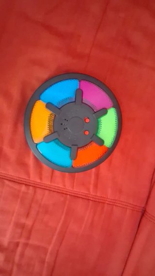 Juego de mesa giratorio con luces